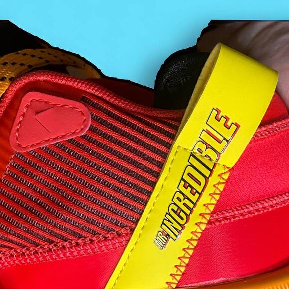 Adidas x Disney Mr. Incredible NWT Dame 8 Red Yellow Basketball Sneakers 5Y - Picture 10 of 15